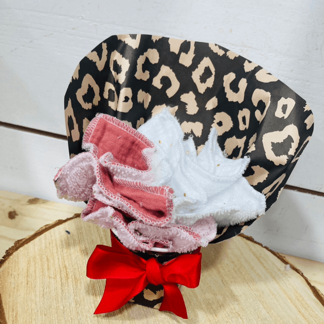 Bouquet de 5 lingettes bambou 