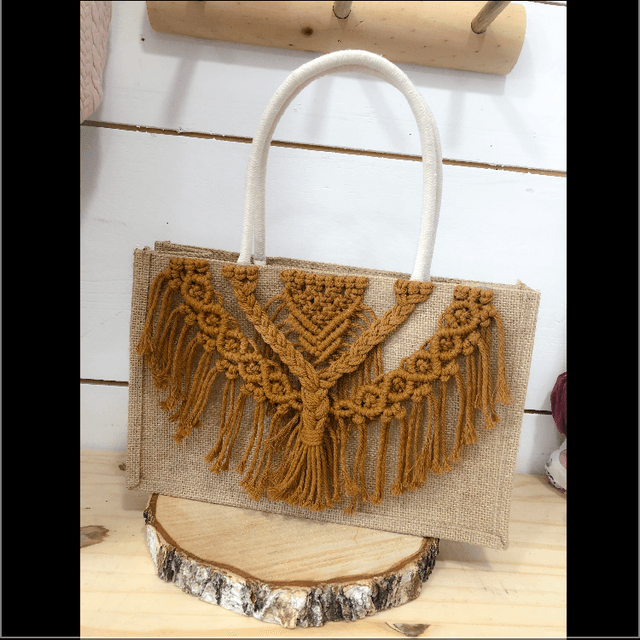 Sac macramé 