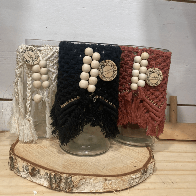 Pot macramé 