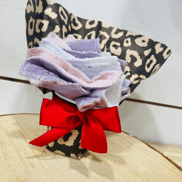 Bouquet de 5 lingettes bambou 