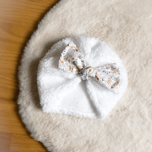 Turban Hiver blanc 