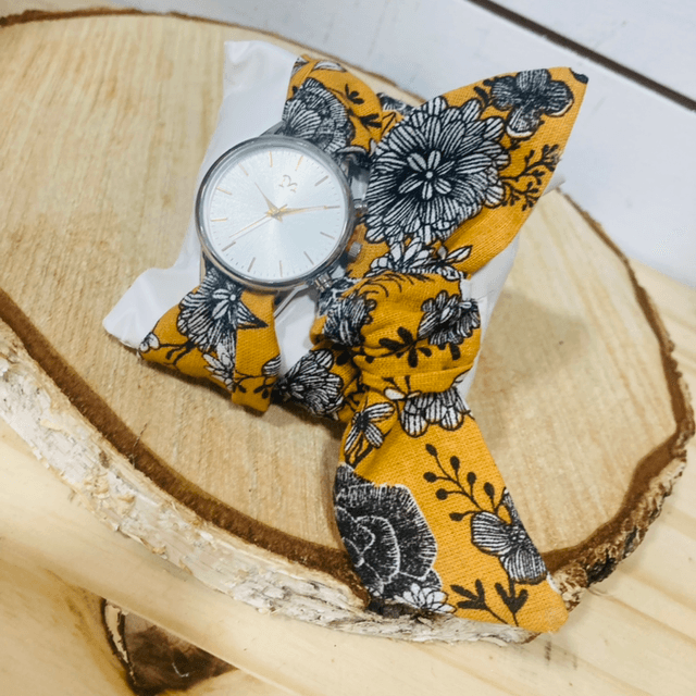 Montre à nouer moutarde édition limitée 