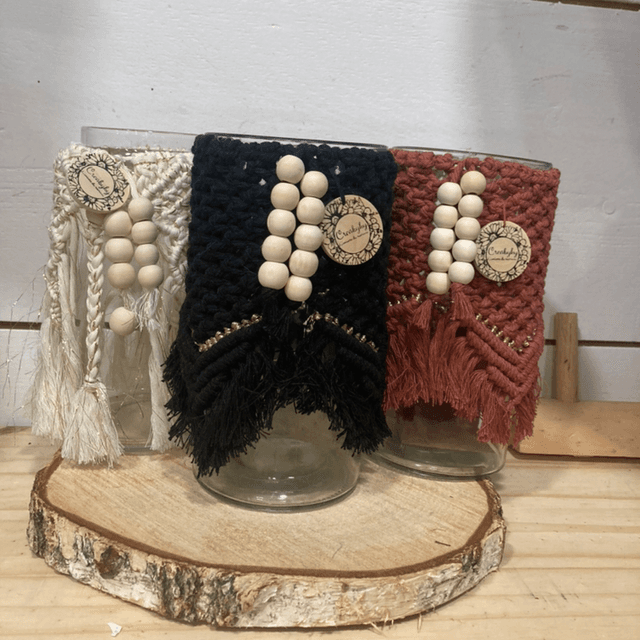 Pot macramé 