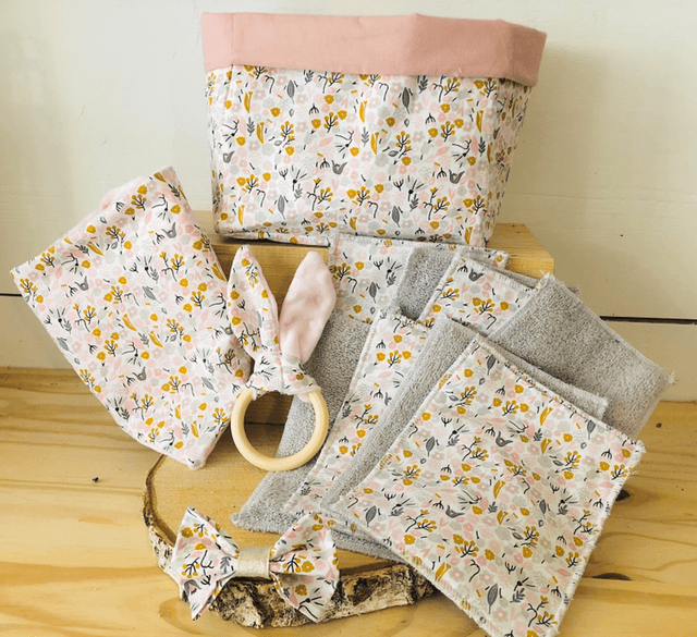Coffret naissance fleuri 