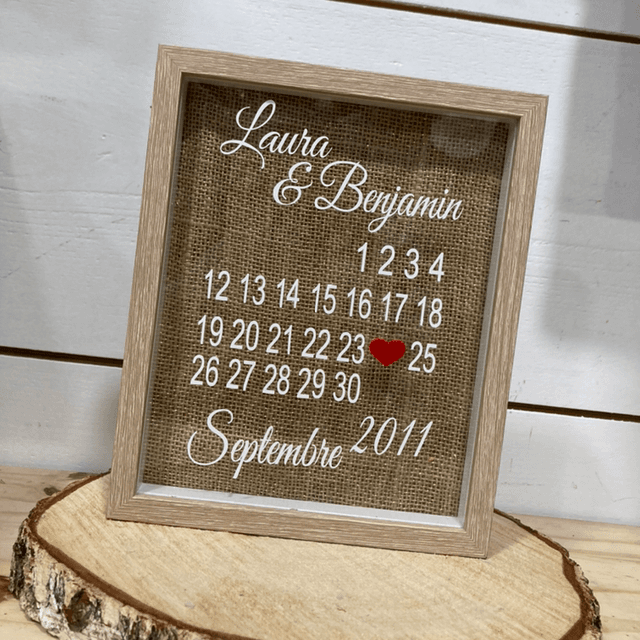 Cadre date calendrier 