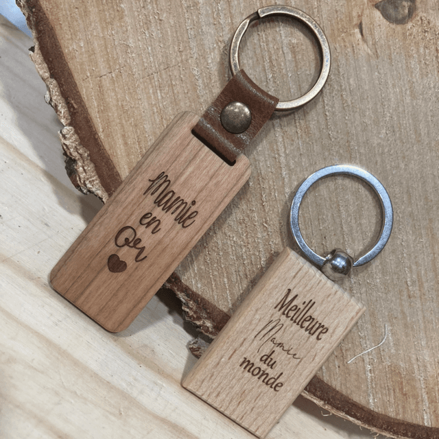 Porte clé bois 