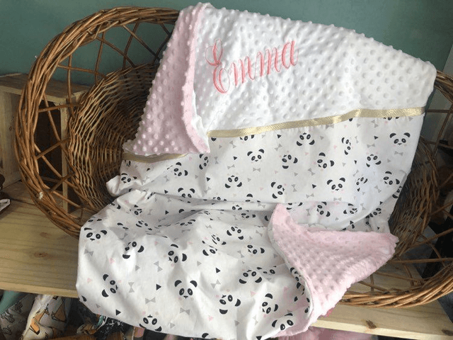 Plaid Panda rose