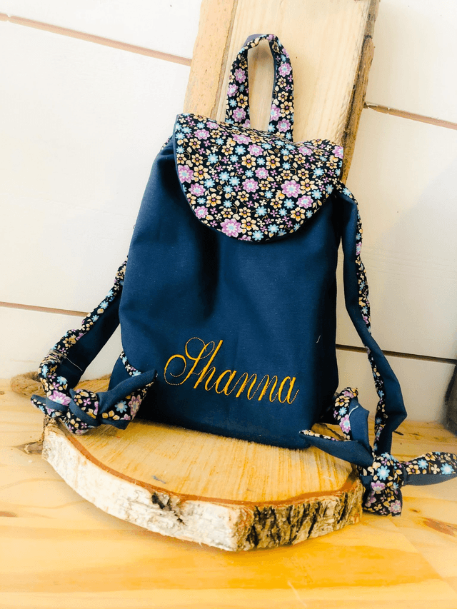 Sac dos fleuris 